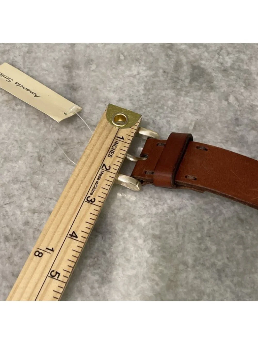 Amanda Smith Brown Belt‎ Womens 28 Size Medium Southwestern Western Bohemian
